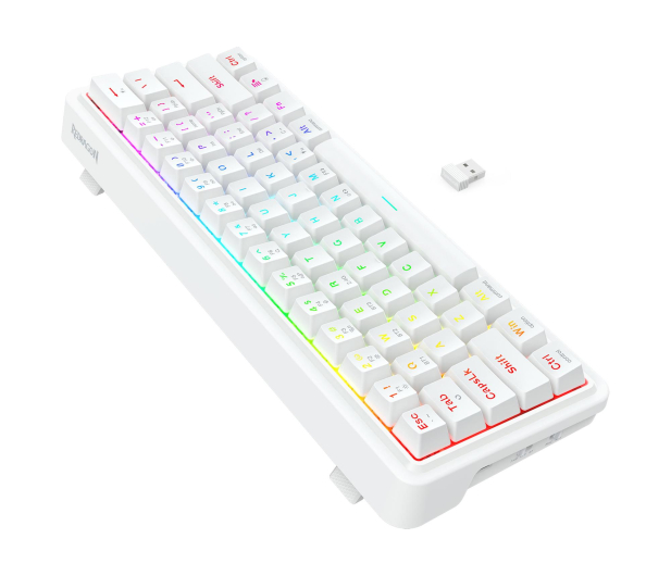 REDRAGON Draconic V2 K730W-RGB-PRO White - 1358043 - zdjęcie 6